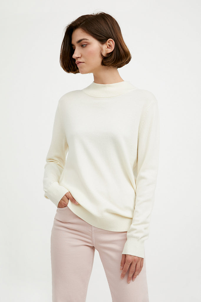 Ladies' knitted jumper A20-11101