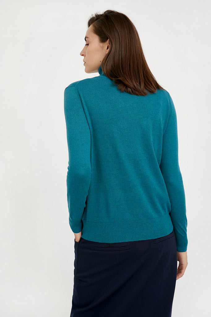 Ladies' knitted jumper A20-11103