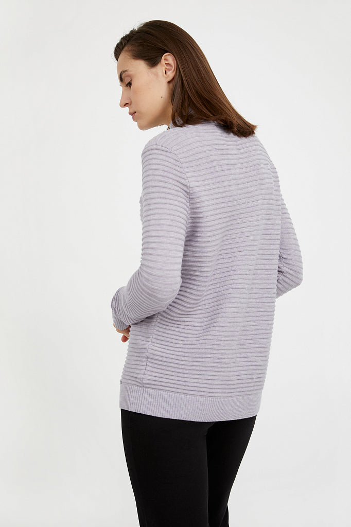 Ladies' knitted jumper A20-11105
