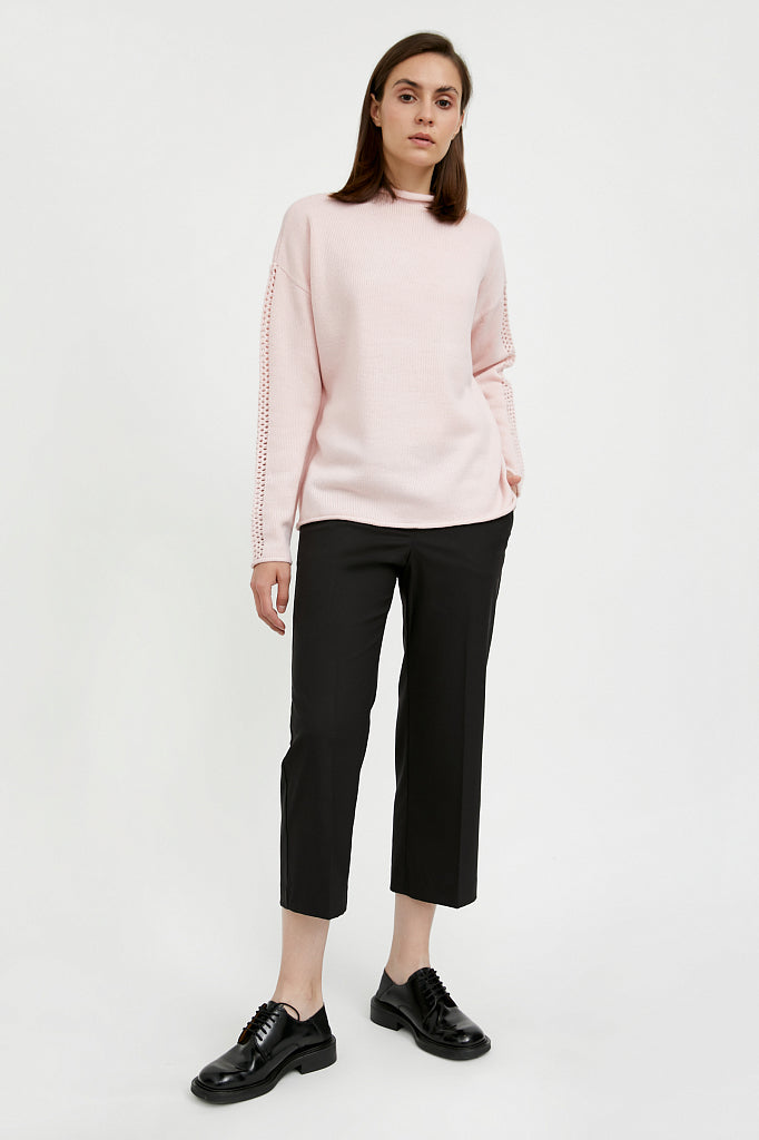 Ladies' knitted jumper A20-11123