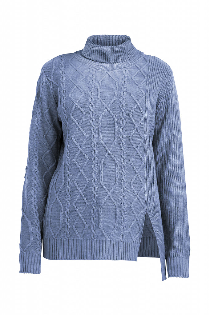 Ladies' knitted jumper A20-12107