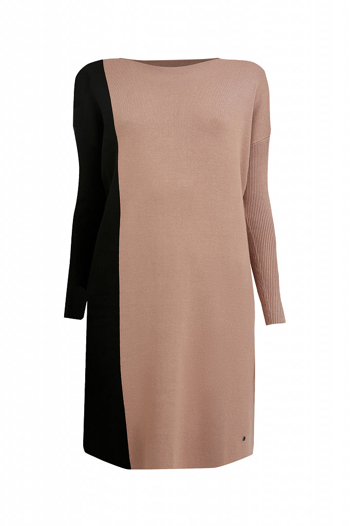 Ladies' knitted dress A20-12109
