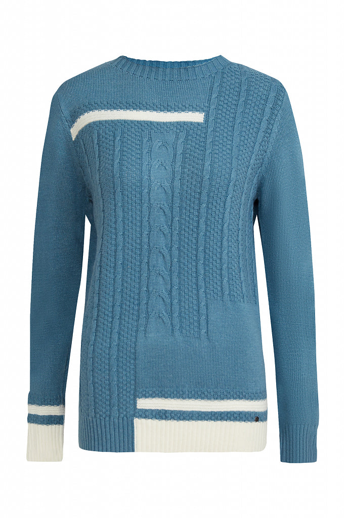 Ladies' knitted jumper A20-12111
