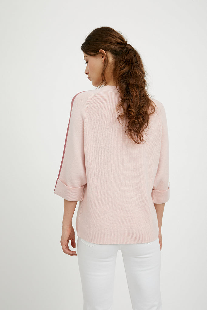 Ladies' knitted jumper A20-12120