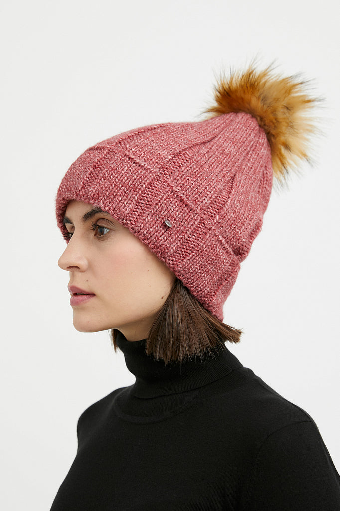 Ladies' knitted cap A20-12138