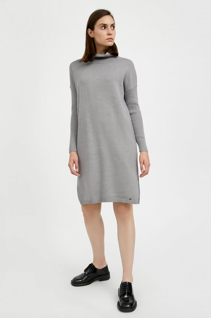 Ladies' knitted dress A20-13102