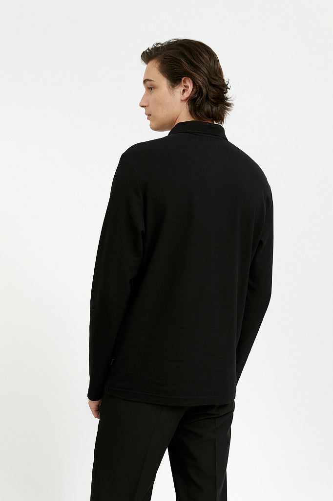 Men's knitted shirt A20-21032