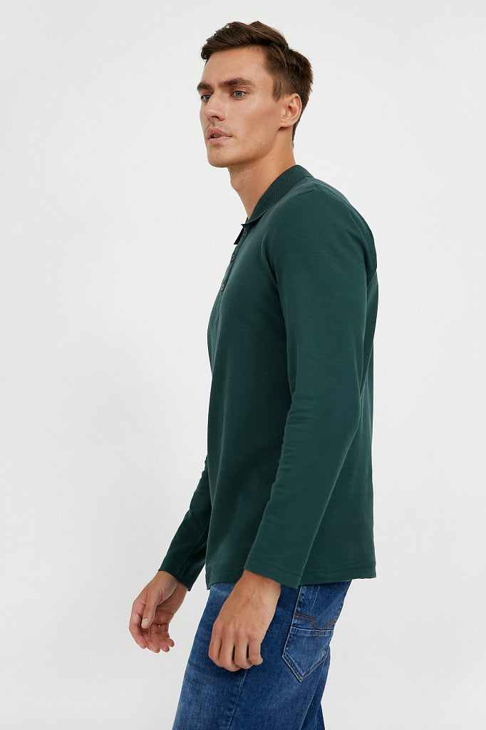 Men's knitted shirt A20-21032
