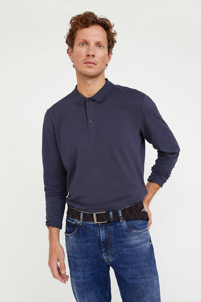 Men's knitted shirt A20-21033