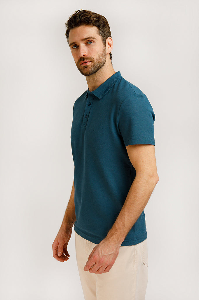 Men's knitted shirt B20-21035