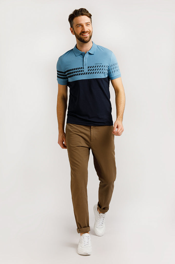 Men's knitted shirt B20-23011