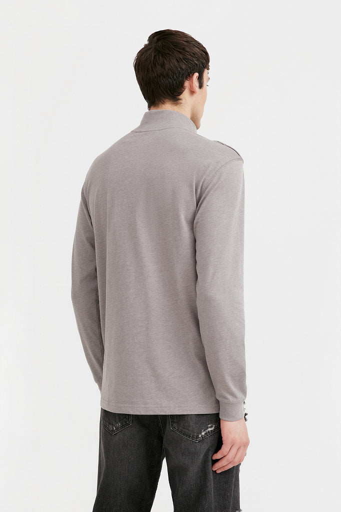Men's knitted shirt B21-21019M