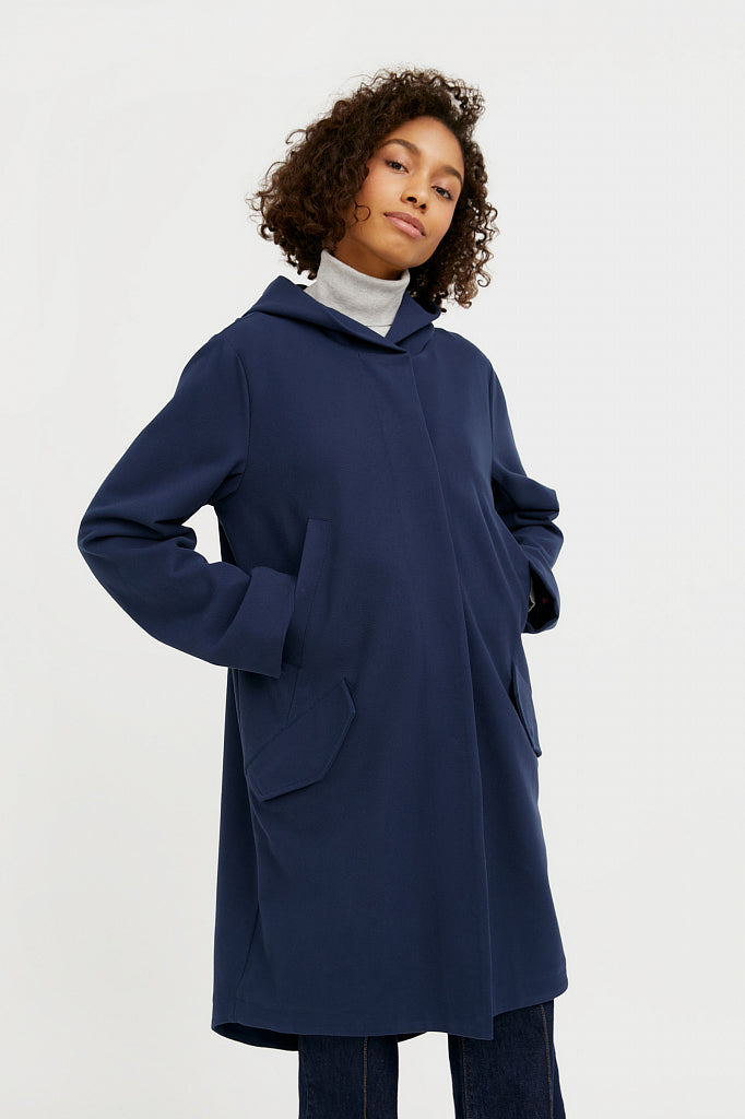 Ladies' knitted coat B21-32014