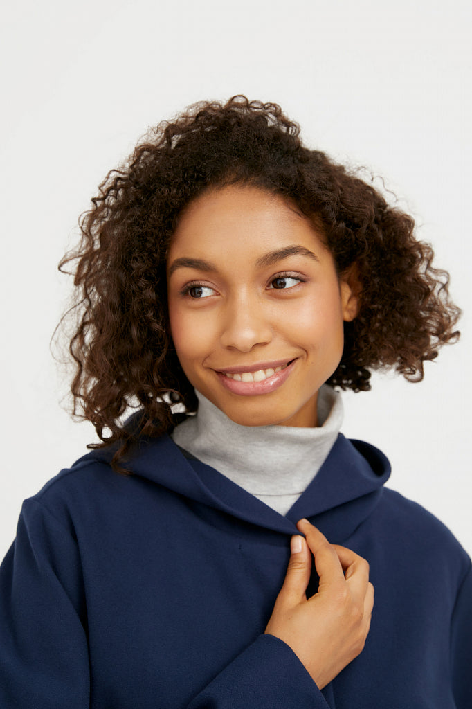 Ladies' knitted coat B21-32014