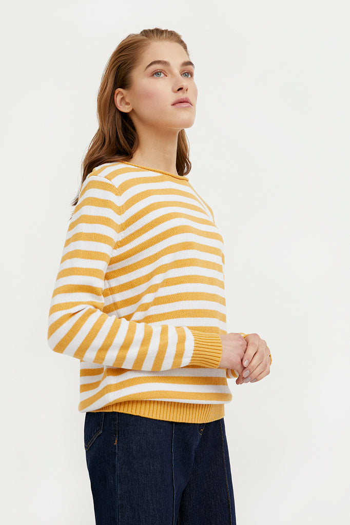 Ladies' knitted jumper B21-32111