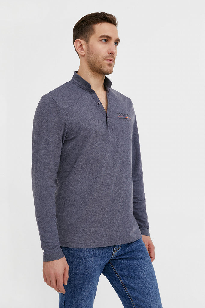 Men's knitted shirt BA21-22035