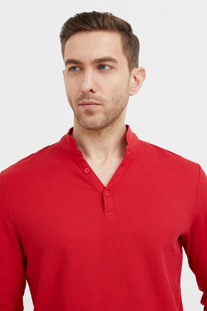 Men's knitted shirt BAS-20002