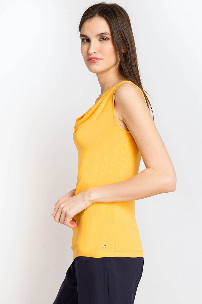 Ladies' sleeveless shirt S18-11077