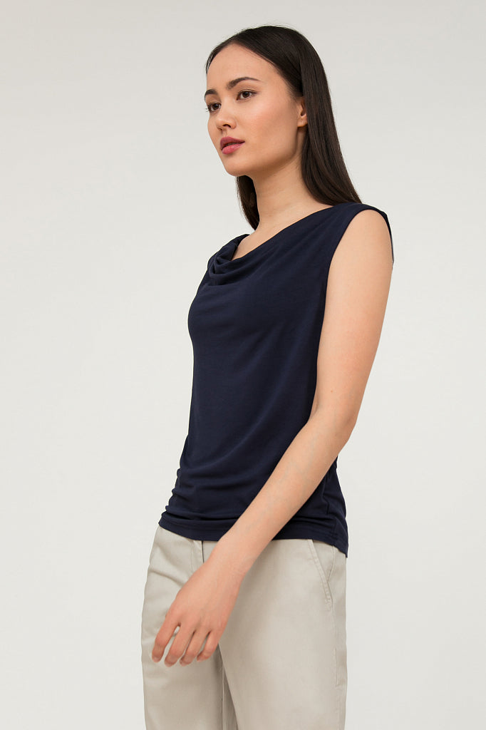 Ladies' sleeveless shirt S20-110103