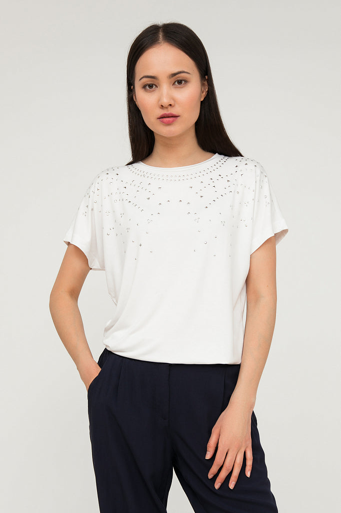 Ladies' knitted blouse S20-140112