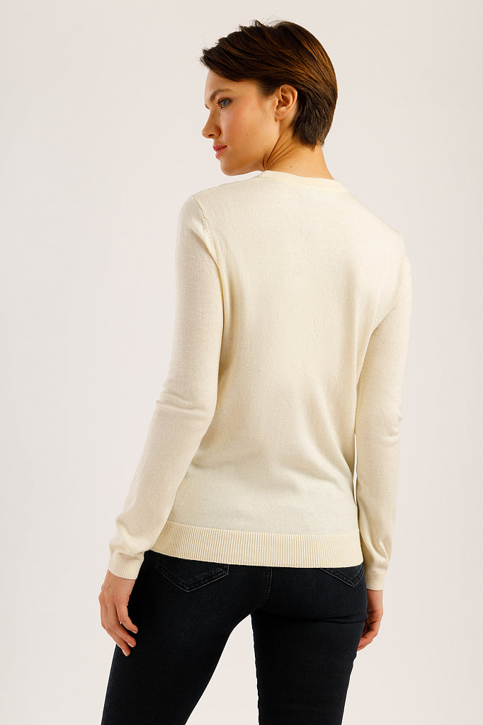 Ladies' knitted jumper W19-12138