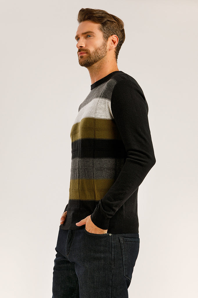Men's knitted jumper W19-21101