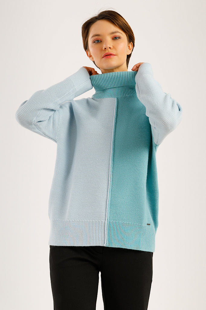 Ladies' knitted jumper W19-32122