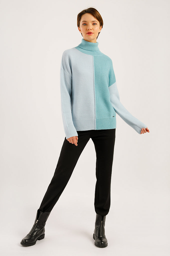 Ladies' knitted jumper W19-32122